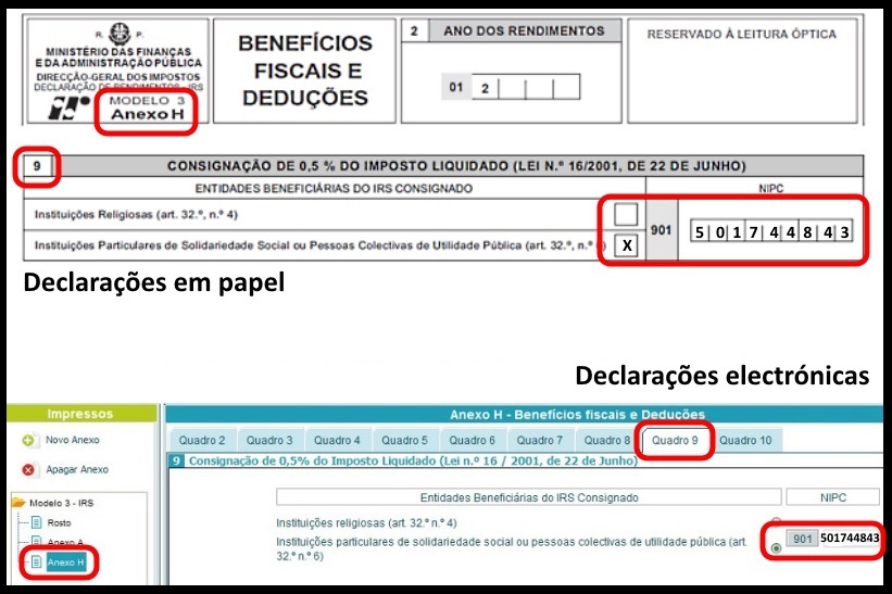 Consignação do IRS